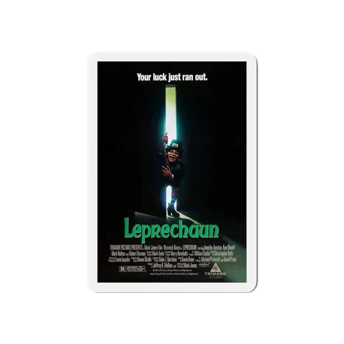 LEPRECHAUN 1993 Movie Poster - Refrigerator Magnet 6 Inch Die-Cut - The Sticker Space