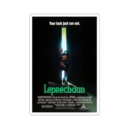 LEPRECHAUN 1993 Movie Poster - STICKER Vinyl Kiss-Cut Decal 4 Inch White - The Sticker Space