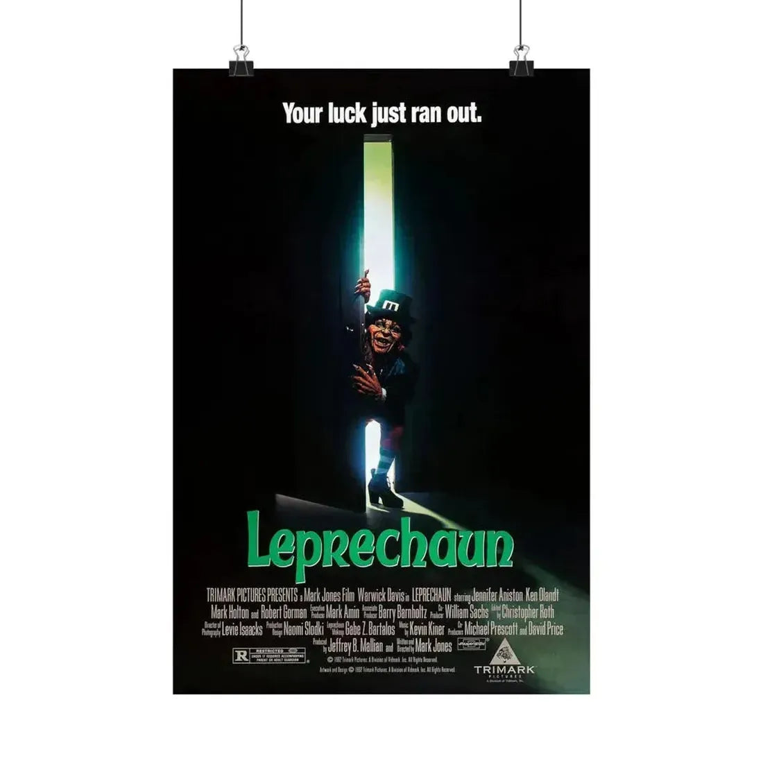 LEPRECHAUN 1993 - Paper Movie Poster 12″ x 18″ Matte - The Sticker Space