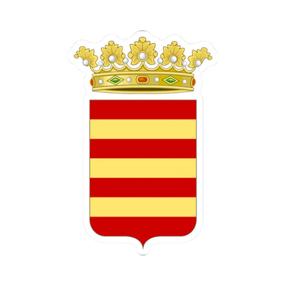 Lercara Friddi-Stemma (Italy) (Coat of Arms) STICKER Vinyl Kiss-Cut Decal 2 Inch White - The Sticker Space