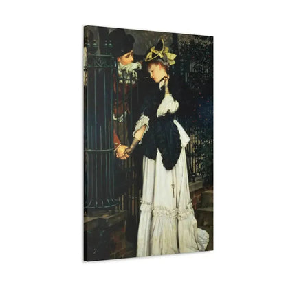 Les Adieux (The Farewells) 1871, by James Tissot, - Canvas Wall Art - The Sticker Space