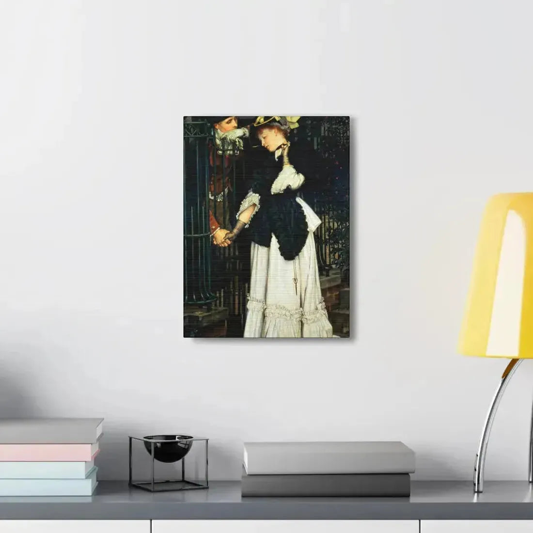 Les Adieux (The Farewells) 1871, by James Tissot, - Canvas Wall Art - The Sticker Space