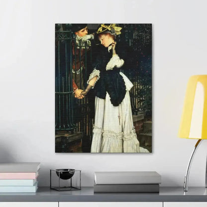 Les Adieux (The Farewells) 1871, by James Tissot, - Canvas Wall Art - The Sticker Space