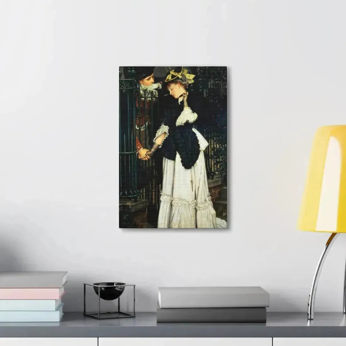 Les Adieux (The Farewells) 1871, by James Tissot, - Canvas Wall Art - The Sticker Space