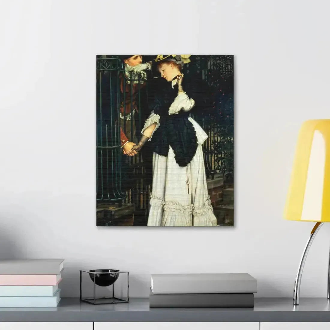 Les Adieux (The Farewells) 1871, by James Tissot, - Canvas Wall Art - The Sticker Space