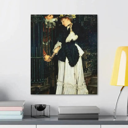 Les Adieux (The Farewells) 1871, by James Tissot, - Canvas Wall Art - The Sticker Space