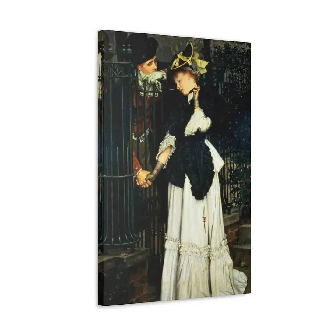Les Adieux (The Farewells) 1871, by James Tissot, - Canvas Wall Art - The Sticker Space