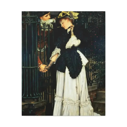 Les Adieux (The Farewells) 1871, by James Tissot, - Canvas Wall Art - The Sticker Space