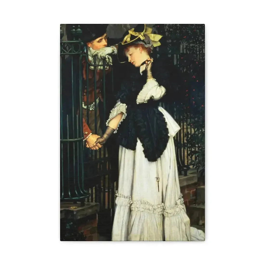 Les Adieux (The Farewells) 1871, by James Tissot, - Canvas Wall Art - The Sticker Space