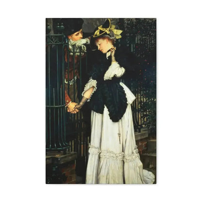 Les Adieux (The Farewells) 1871, by James Tissot, - Canvas Wall Art - The Sticker Space