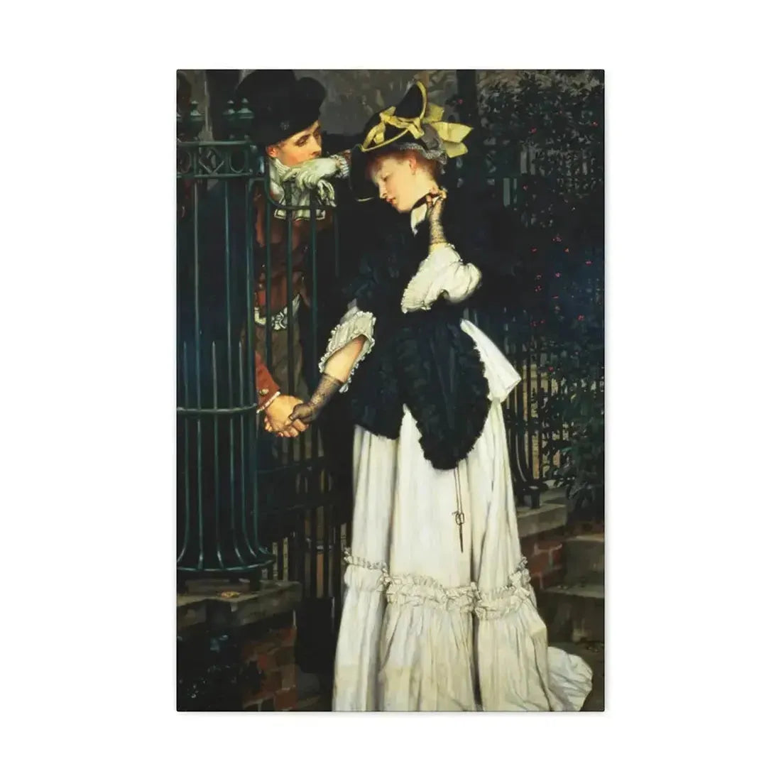 Les Adieux (The Farewells) 1871, by James Tissot, - Canvas Wall Art - The Sticker Space