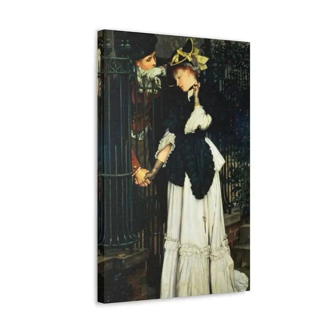 Les Adieux (The Farewells) 1871, by James Tissot, - Canvas Wall Art - The Sticker Space