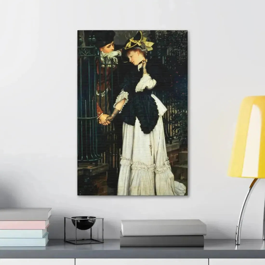 Les Adieux (The Farewells) 1871, by James Tissot, - Canvas Wall Art - The Sticker Space