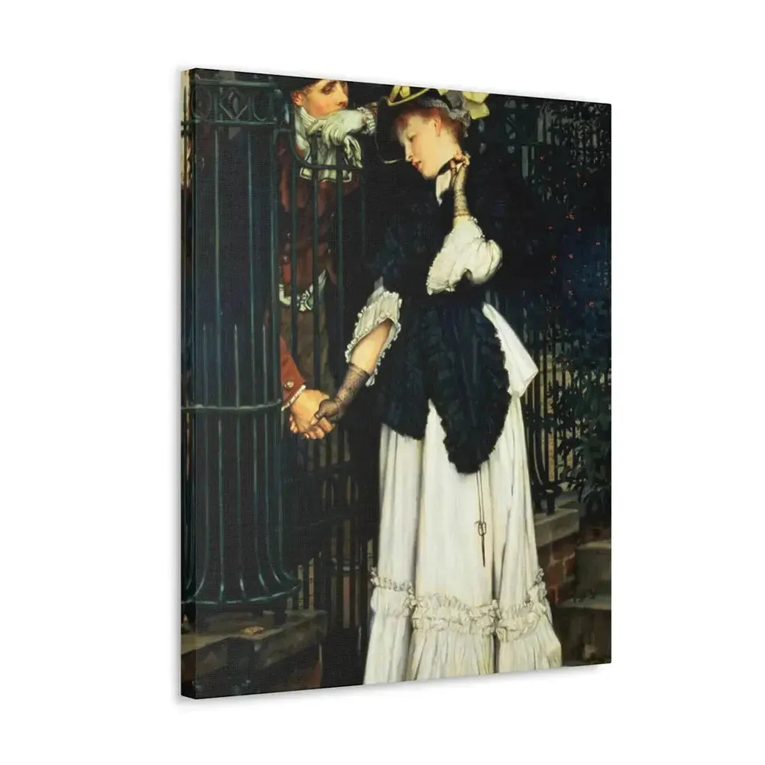 Les Adieux (The Farewells) 1871, by James Tissot, - Canvas Wall Art - The Sticker Space