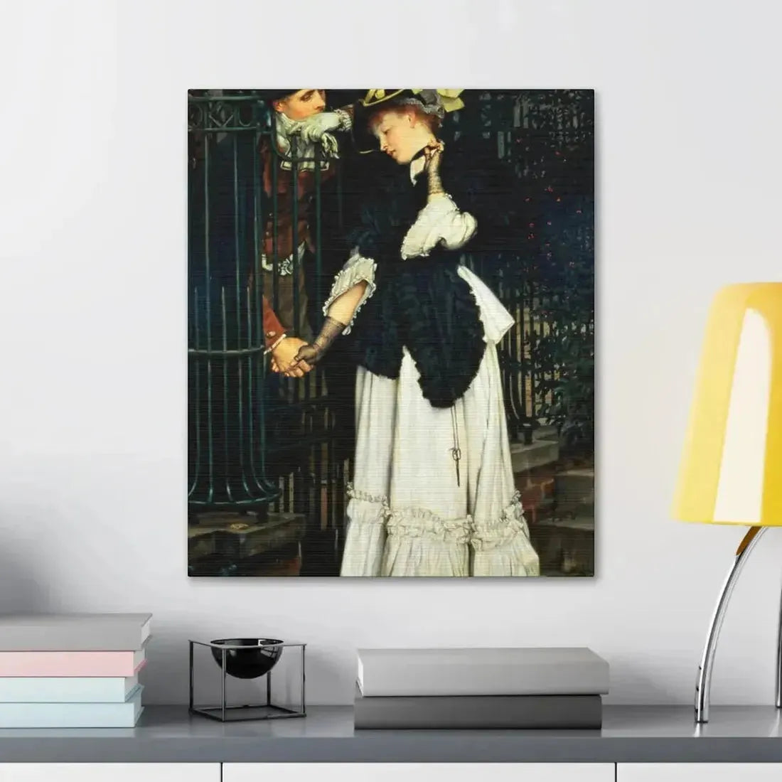 Les Adieux (The Farewells) 1871, by James Tissot, - Canvas Wall Art - The Sticker Space