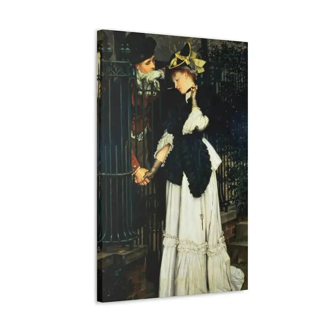 Les Adieux (The Farewells) 1871, by James Tissot, - Canvas Wall Art - The Sticker Space