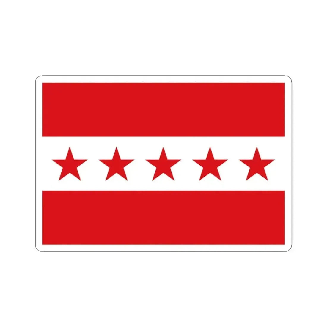 Les Bons-Villers Belgium (Belgium) STICKER Vinyl Kiss-Cut Decal 3 Inch White - The Sticker Space