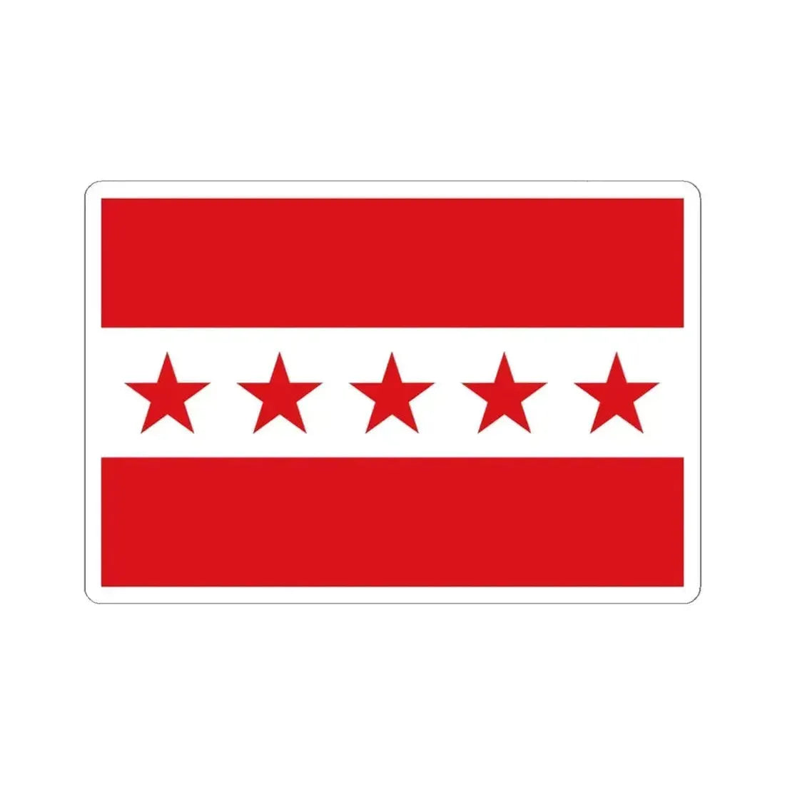 Les Bons-Villers Belgium (Belgium) STICKER Vinyl Kiss-Cut Decal 6 Inch White - The Sticker Space