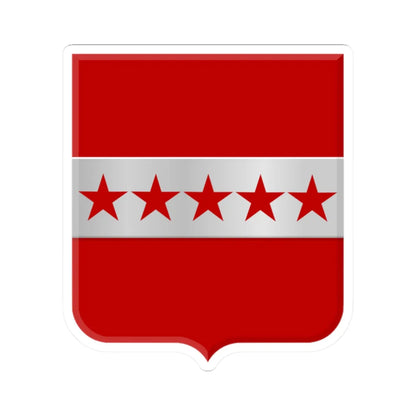 Les Bons Villers wapen (Belgium) (Coat of Arms) STICKER Vinyl Kiss-Cut Decal 2 Inch White - The Sticker Space