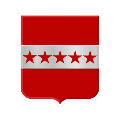 Les Bons Villers wapen (Belgium) (Coat of Arms) STICKER Vinyl Kiss-Cut Decal 3 Inch White - The Sticker Space