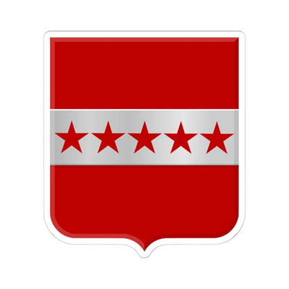 Les Bons Villers wapen (Belgium) (Coat of Arms) STICKER Vinyl Kiss-Cut Decal 6 Inch White - The Sticker Space