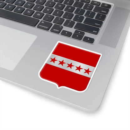 Les Bons Villers wapen (Belgium) (Coat of Arms) STICKER Vinyl Kiss-Cut Decal - The Sticker Space