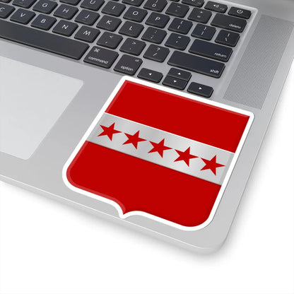 Les Bons Villers wapen (Belgium) (Coat of Arms) STICKER Vinyl Kiss-Cut Decal - The Sticker Space