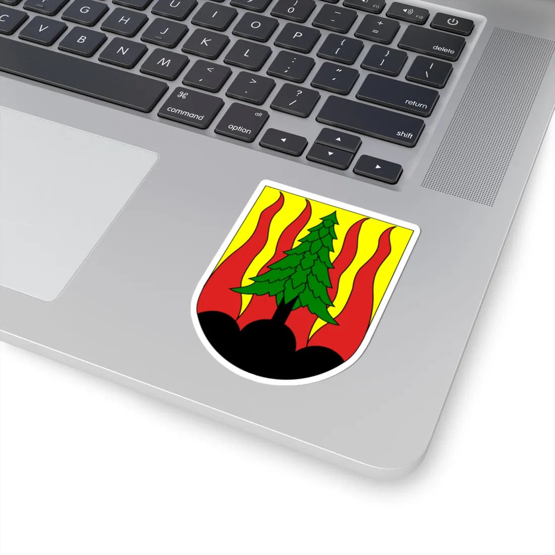 Les Breuleux-coat of arms (Switzerland) (Coat of Arms) STICKER Vinyl Kiss-Cut Decal - The Sticker Space