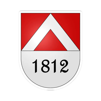 Les Planchettes-coat of arms (Switzerland) (Coat of Arms) STICKER Vinyl Kiss-Cut Decal 3 Inch White - The Sticker Space