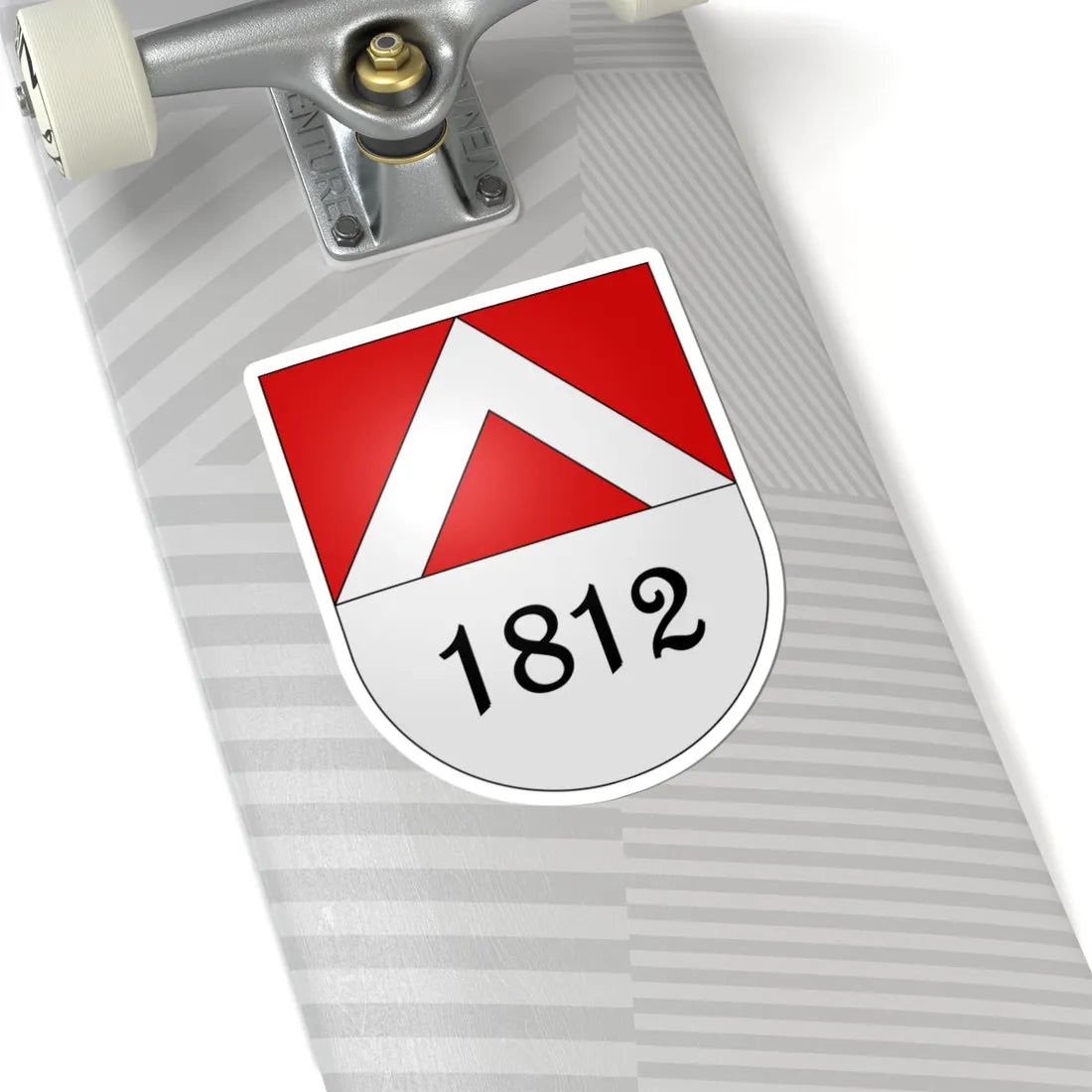 Les Planchettes-coat of arms (Switzerland) (Coat of Arms) STICKER Vinyl Kiss-Cut Decal - The Sticker Space