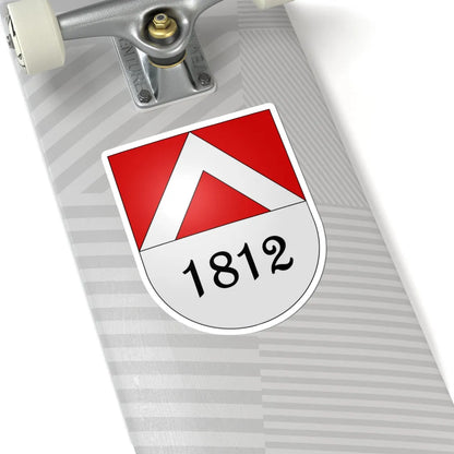 Les Planchettes-coat of arms (Switzerland) (Coat of Arms) STICKER Vinyl Kiss-Cut Decal - The Sticker Space