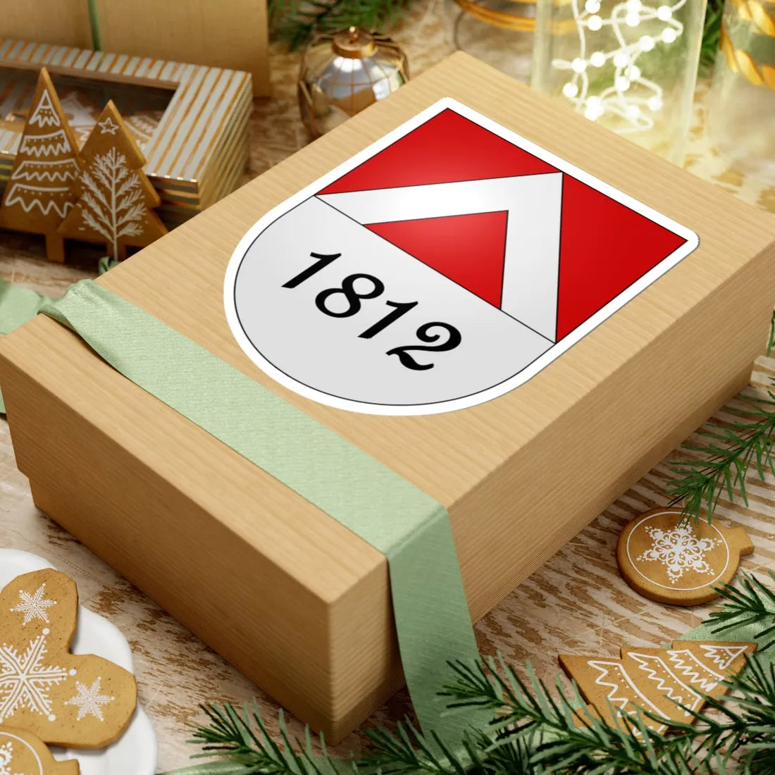 Les Planchettes-coat of arms (Switzerland) (Coat of Arms) STICKER Vinyl Kiss-Cut Decal - The Sticker Space