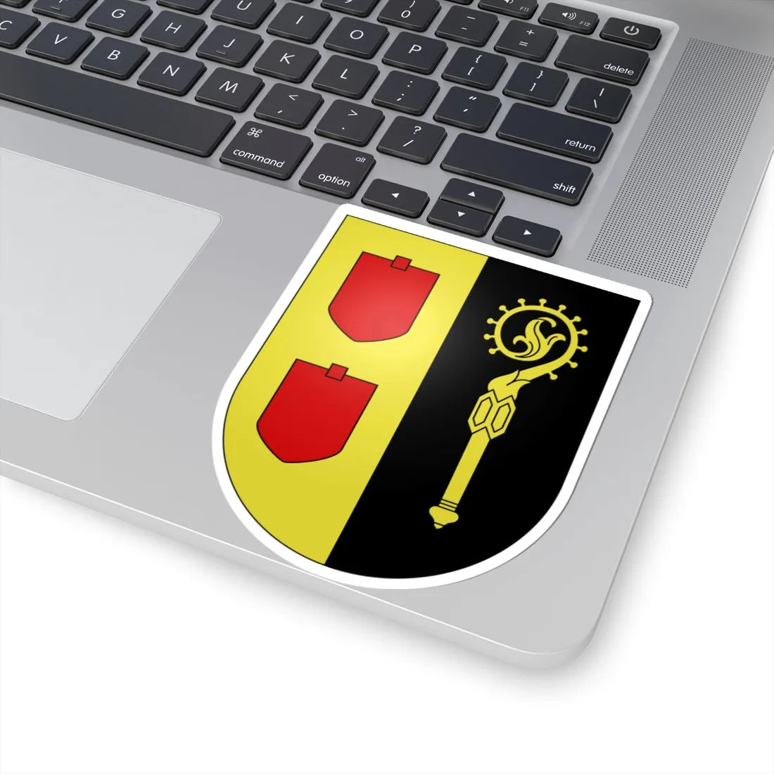 Les Thioleyres-coat of arms (Switzerland) (Coat of Arms) STICKER Vinyl Kiss-Cut Decal - The Sticker Space