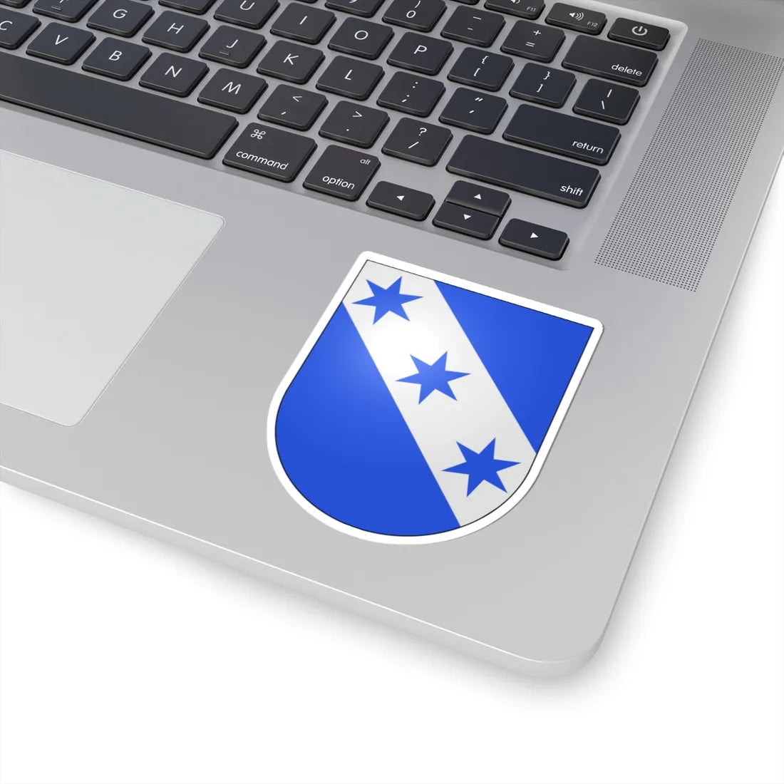 Les Verrieres-coat of arms (Switzerland) (Coat of Arms) STICKER Vinyl Kiss-Cut Decal - The Sticker Space