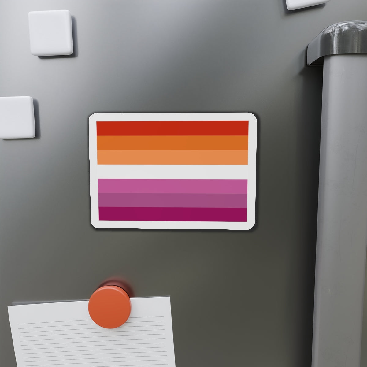 Lesbian Pride Flag 2 - Die-Cut Magnet-The Sticker Space