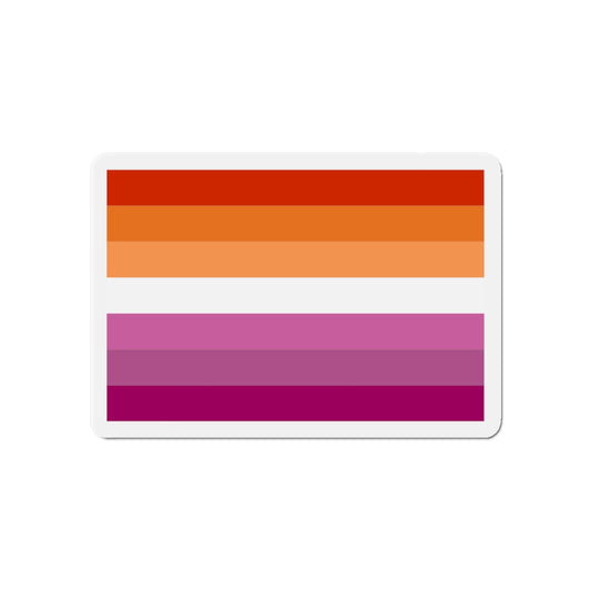 Lesbian Pride Flag 2 - Die-Cut Magnet-6 × 6"-The Sticker Space