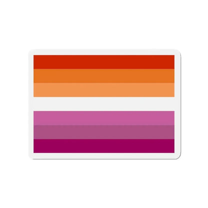 Lesbian Pride Flag 2 - Refrigerator Magnet 2 Inch - The Sticker Space