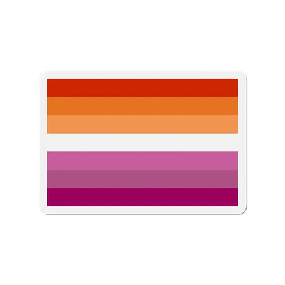 Lesbian Pride Flag 2 - Refrigerator Magnet 3 Inch - The Sticker Space