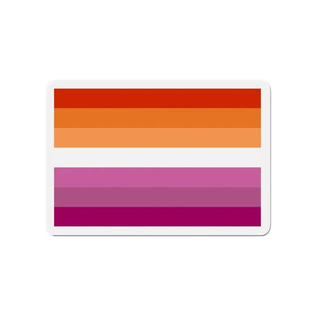 Lesbian Pride Flag 2 - Refrigerator Magnet 4 Inch - The Sticker Space