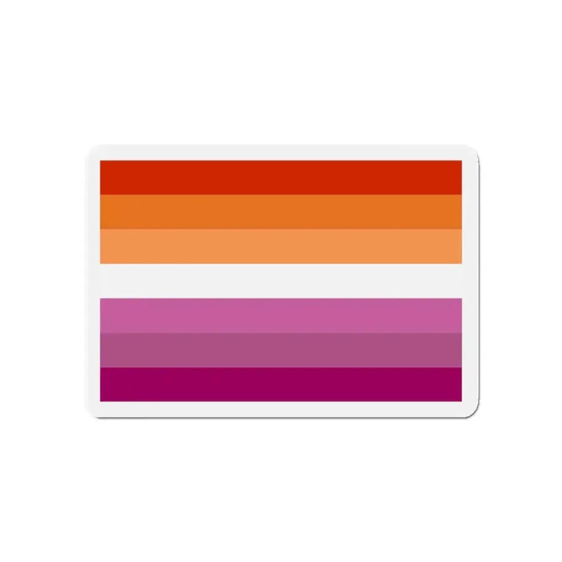 Lesbian Pride Flag 2 - Refrigerator Magnet 5 Inch - The Sticker Space
