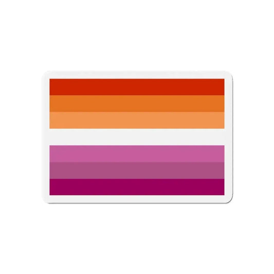 Lesbian Pride Flag 2 - Refrigerator Magnet 6 Inch - The Sticker Space