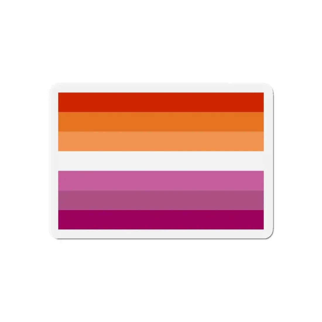 Lesbian Pride Flag 2 - Refrigerator Magnet - The Sticker Space