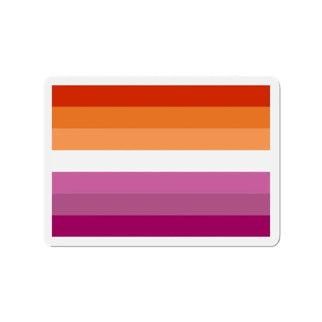 Lesbian Pride Flag 2 - Refrigerator Magnet - The Sticker Space
