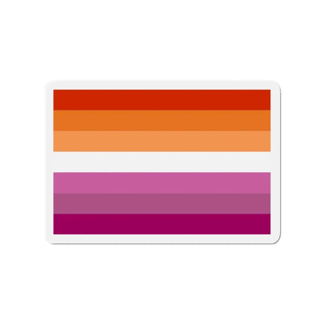 Lesbian Pride Flag 2 - Refrigerator Magnet - The Sticker Space