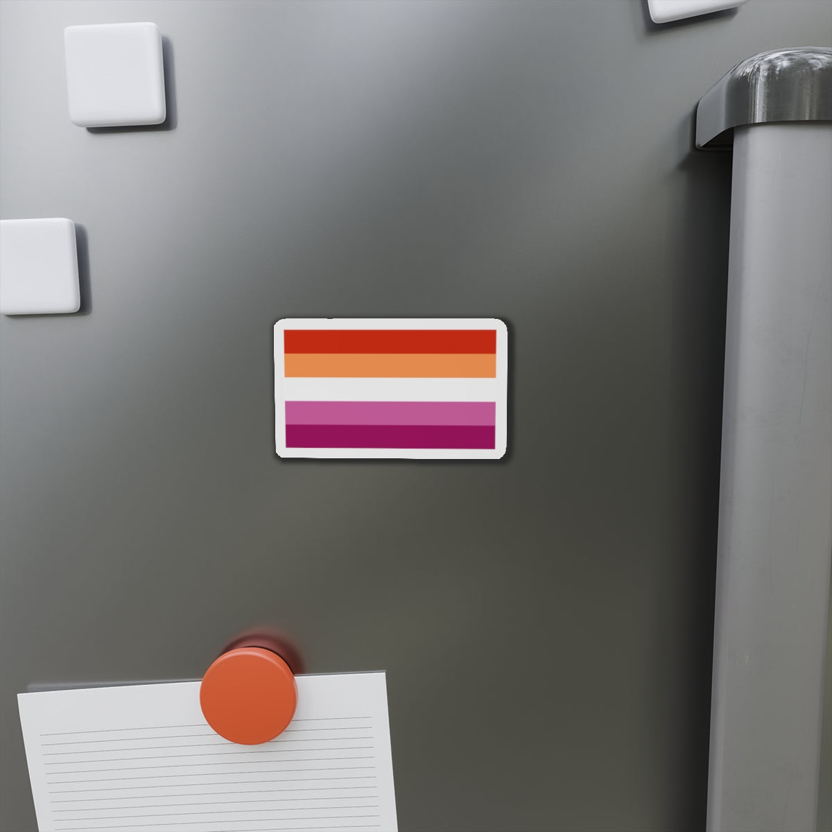 Lesbian Pride Flag 3 - Die-Cut Magnet-The Sticker Space