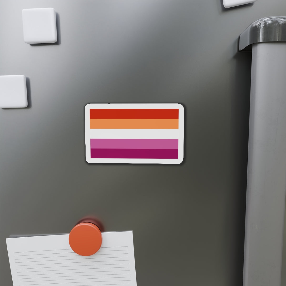 Lesbian Pride Flag 3 - Die-Cut Magnet-The Sticker Space