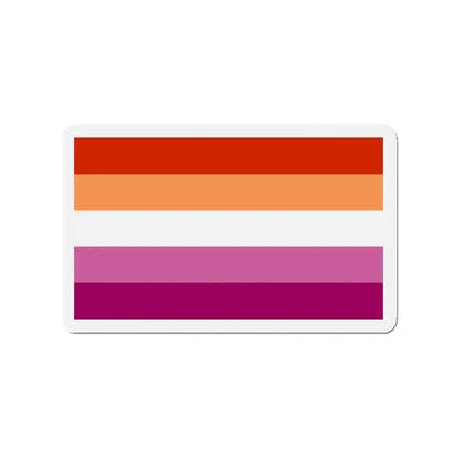 Lesbian Pride Flag 3 - Refrigerator Magnet 2 Inch - The Sticker Space