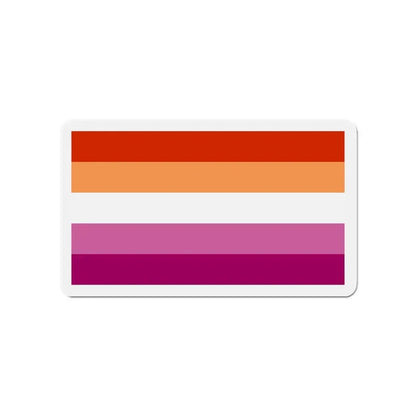 Lesbian Pride Flag 3 - Refrigerator Magnet 4 Inch - The Sticker Space