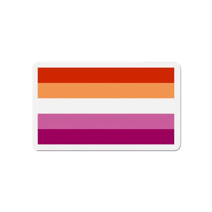 Lesbian Pride Flag 3 - Refrigerator Magnet 5 Inch - The Sticker Space