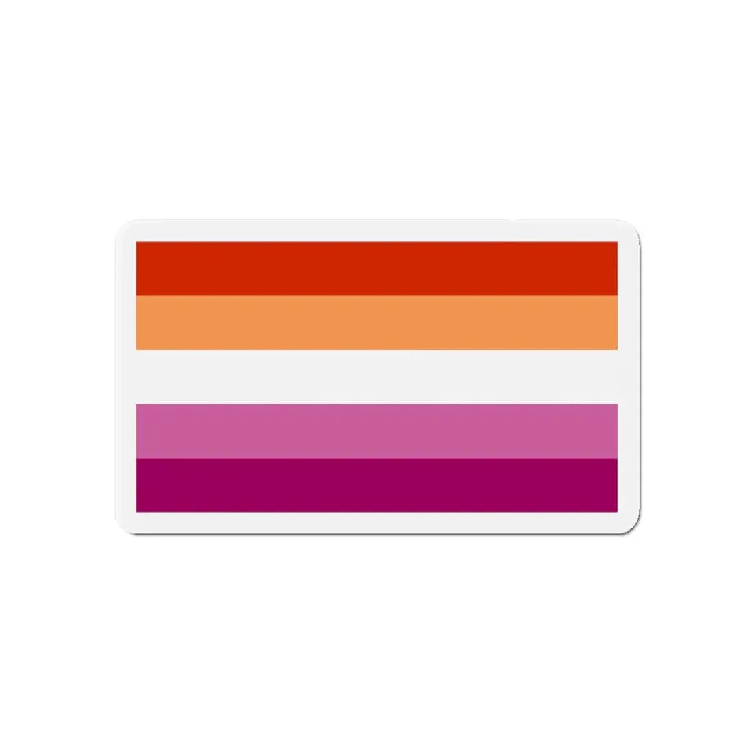 Lesbian Pride Flag 3 - Refrigerator Magnet - The Sticker Space